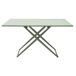 Fast Hliníkový výškově nastavitelný stůl Zebra, Fast, obdélníkový 160x90x45/67/74 cm, zelený (green tea)