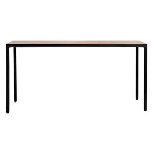 Tribu Hliníkový barový stůl Illum, Tribu, čtvercový 100x100x105 cm, hliník bílý, deska teak