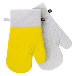 Kuchyňské bavlněné rukavice - chňapky UNIVERSAL žlutá, 100% bavlna 19x30 cm Essex