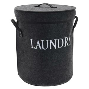 DekorStyle Koš na prádlo Laundry černý
