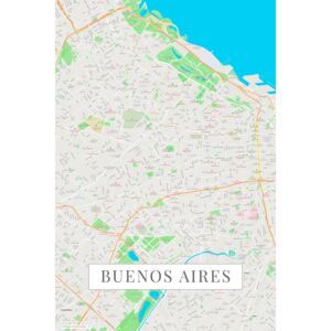 Mapa Buenos Aires color