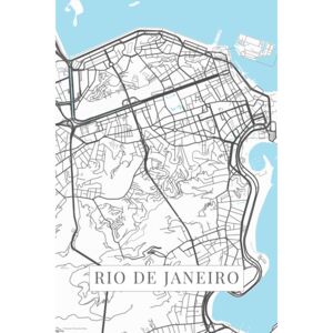Mapa Rio de Janeiro white