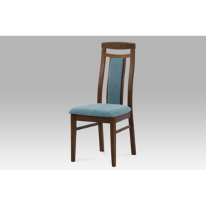 Jídelní židle dřevěná dekor ořech S PODSEDÁKEM NA VÝBĚR BE820 WAL