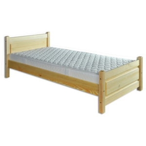 Dřevěná postel 80x200 cm s možností výběru moření typ KL129 KN095