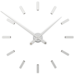 Nalepovací hodiny Future Time FT9100SI Modular chrome 85cm