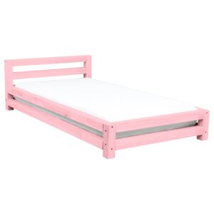 Benlemi Jednolůžková postel Modern 80x190 cm Barva: Růžová