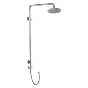 JB Sanitary SS 60 21 Tyč sprchové sestavy s přepínačem a kulatou sprchovou hlavou - pr. 25 cm SS6021