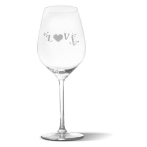 Sklenička na víno SABLIO - Love 350 ml