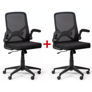 Kancelářská židle Flexi 1+1 ZDARMA, černá