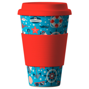 Eco Bamboo Cup Sea Red 400 ml