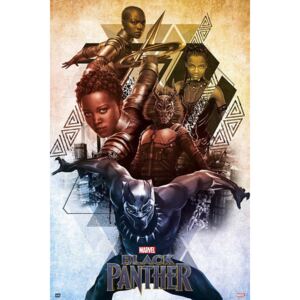 Plakát, Obraz - Marvel - Black Panther, (61 x 91,5 cm)