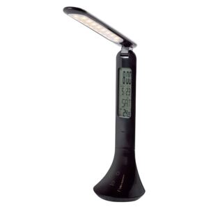 LIVARNOLUX® LED stolní lampa s hodinami (černá)