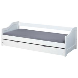 Interlink Rozkládací pohovka s postelí Leonie, 90 x 200 cm, bílá