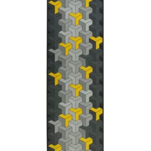 Běhoun Modulo 14 šedý / žlutý Rozměr: 67 cm