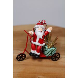 Countryfield Vánoční postavička na kole Santa