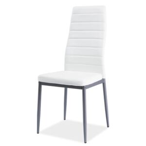 SIG Jídelní židle H261 bílá/aluminium