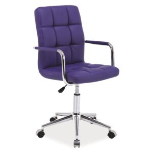 SIG Kancelářská židle Q-022 fialová ekokůže
