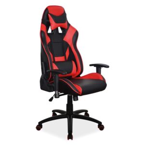 SIG Kancelářská židle SUPRA černá/červená