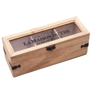 Dřevěná krabička na čaje La Maison Du Thé