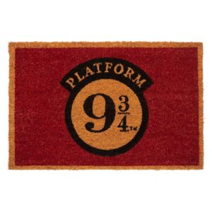 Rohožka Harry Potter: Nástupiště 9 a 3/4 (60 x 40 cm) červená