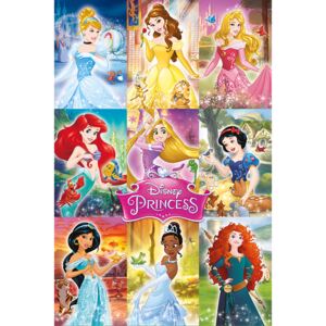 Plakát Disney Princess - koláž