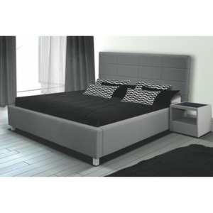 Čalouněná manželská postel 180x200 cm s možností výběru potahu typ IX KN241