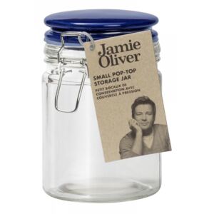 DKB Household UK Limited Jamie Oliver skleněná dóza malá na potraviny, tm. modrá