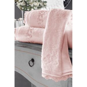 Malý ručník LUNA 32x50 cm Růžová, 580 gr / m², Česaná prémiová bavlna 100%