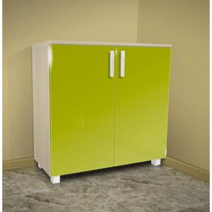 Nabytekmorava Koupelnová skříňka K1 barva skříňky: akát, barva dvířek: lemon lesk