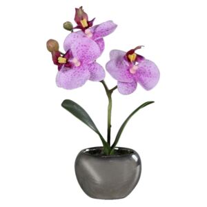 UMĚLÁ KVĚTINA orchidej 17 cm - Umělé květiny
