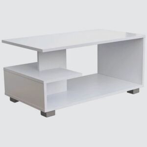 Moderní designový konferenční stolek - výběr dekorů Alaska bílá