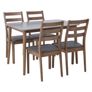 Souprava stůl se čtyřmi židlemi MODESTO