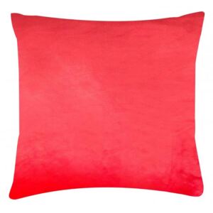 XPOSE® Mikroplyšový povlak na polštář - červený 40x40 cm