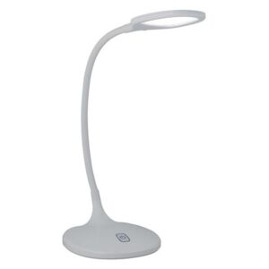 Stolní lampa YAVA 1x8W 3000K LED stříbrná - WOFI ACTION - WA-WO 805701706000