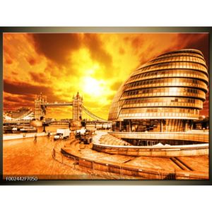 Obraz oranžového Londýna (F002442F7050)