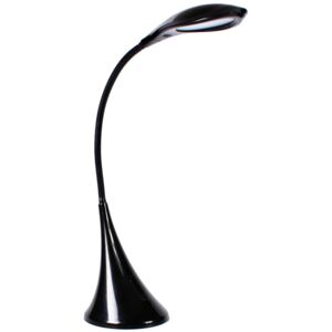 Ecolite LS1011-CR LED stolní lampa stmív., USB, 5W, 330lm, 4000K, černá