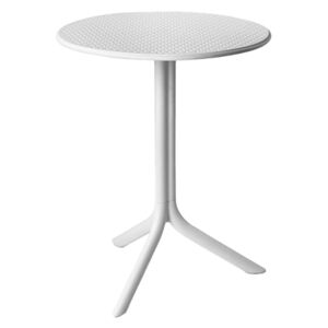 NARDI Bílý zahradní stolek Step 60,5 cm