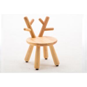 LJV TRONIX Dětská dřevěná židlička - jelen