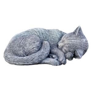 Zahradní betonová dekorace spící kočka - 26*21*11 cm