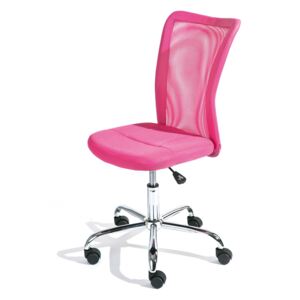 Kancelářská židle CHROME růžová (Kancelářská židle)