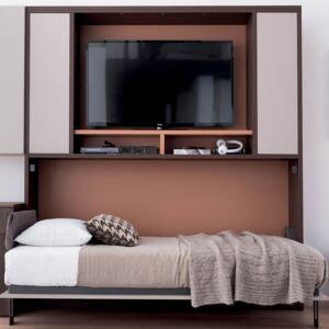 Sklápěcí postel NIKAI TV-A 90x190 cm, hloubka 32,8 cm (Postele NIKAI TV jsou vhodné pro zařízení dětských a studentských pokojů nebo jako přystýlky v hotelívh a apartmánech.)