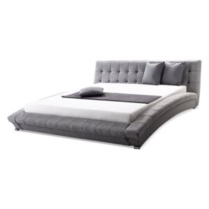 Manželská postel 180 cm LILLY (s roštem) (šedá)
