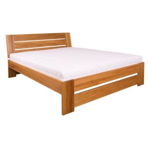 LK292-120 dřevěná postel masiv dub Drewmax (Kvalitní nábytek z dubového masivu)