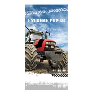 Tiptrade Dětská osuška Traktor Extreme Power 70x140cm