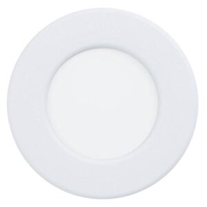 Zápustné LED bodové osvětlení FUEVA 5, 2,7W, teplá bílá, 86mm, kulaté, bílé Eglo FUEVA 5 99131