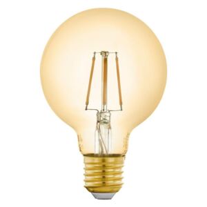LED chytrá filamentová žárovka, E27, G80, 5,5W, 2200K, 500lm, teplá bílá, jantarová Eglo LM_LED_E27 12572
