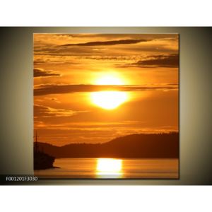 Krásný obraz západu slunce (30x30 cm)