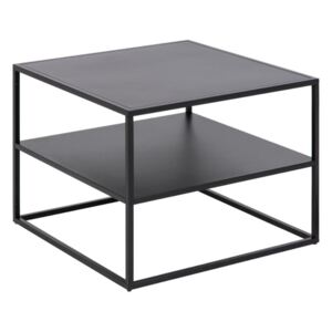 SCANDI Černý kovový konferenční stolek Renna II. 60 cm
