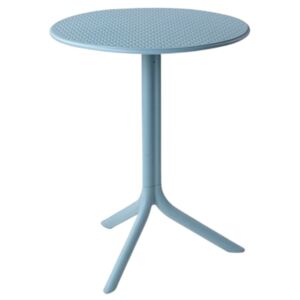 NARDI Světle modrý plastový zahradní stolek Step 60,5 cm