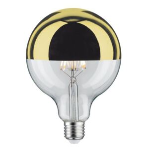 Paulmann LED žárovka se zlatým vrchlíkem, 5W LED 2700K E27 stmívatelná, výška 17cm